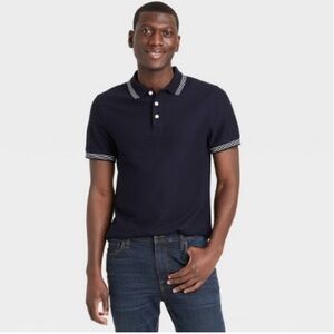 Goodfellow & Co Men’s Standard Fit Polo Federal Blue